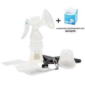 BEBE CONFORT Tire-Lait Manuel + Biberon Perfect Sense 150ml + 1 Disque obturateur + 30 coussinets OFFERTS