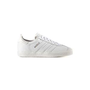 Baskets Adidas Gazelle Kids blanc Blanc Blanc - Achat / Vente basket ... BASKET Baskets Adidas Gazelle Kids blanc