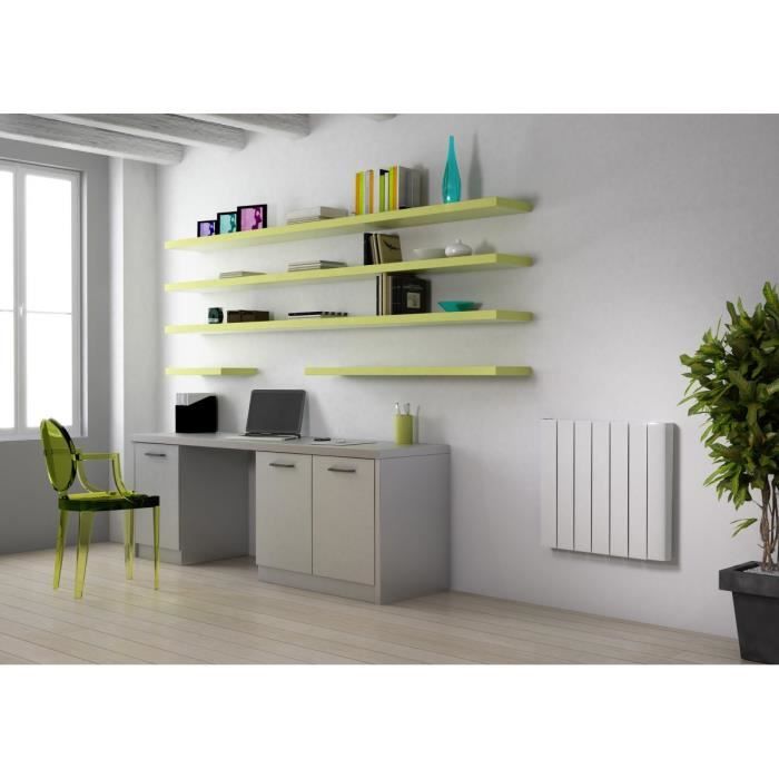 SAUTER Baladi 1500 watts Radiateur électrique à inertie stéatite - Système Intelligent Intégré - Programmation LCD