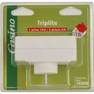 Prise Triplite 1X16A+T et 2X6A