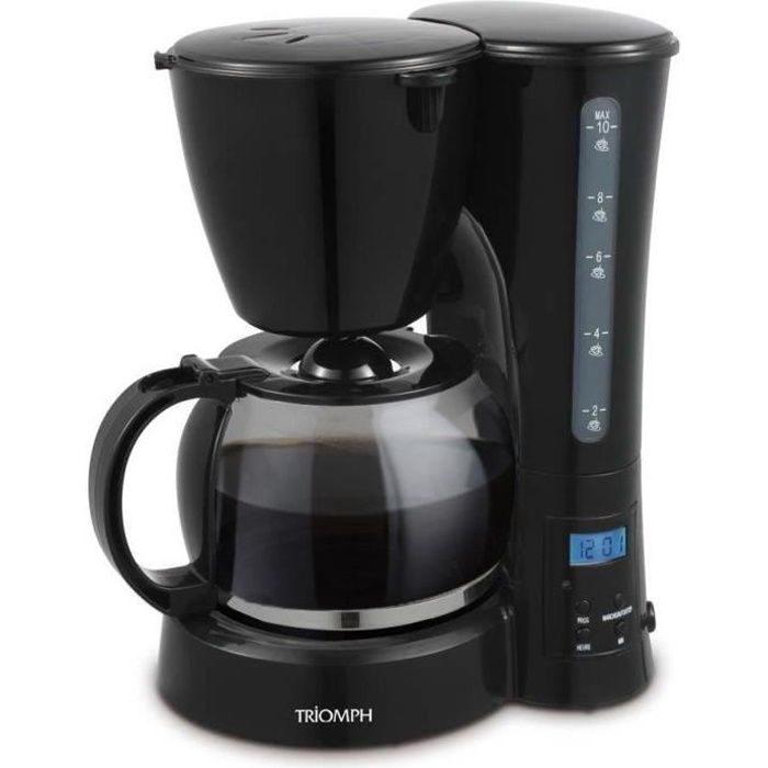 TRIOMPH ETF1500 Cafetière filtre programmable - Noir
