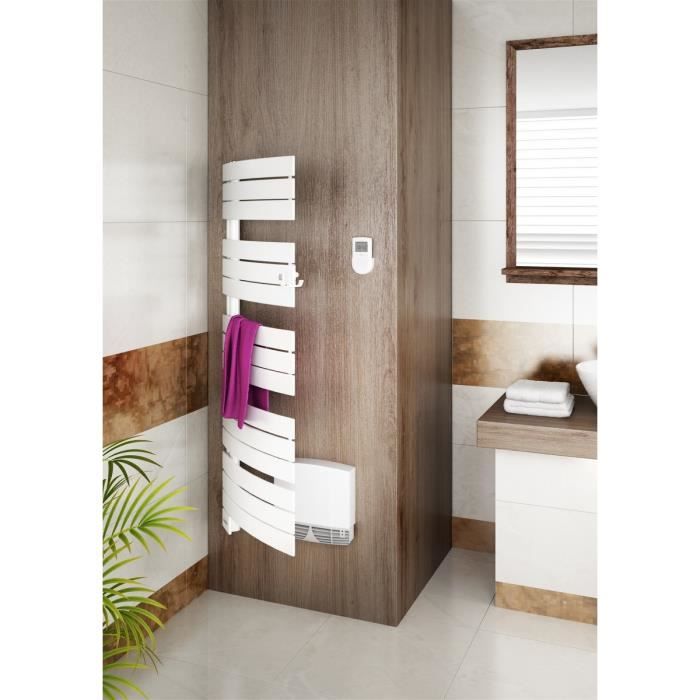 SAUTER Radiateur sèches-serviettes Venise Ventilo pivotant 1500W