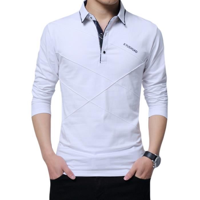 t shirt manche longue homme slim fit