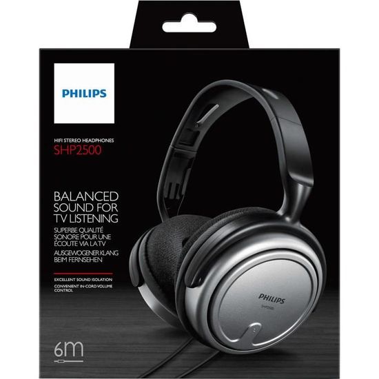 Philips Shp2500 Casque Stéréo Tv Casque écouteurs Avis Et Prix