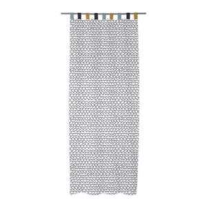 TODAY Rideau 100% Coton 140x240 cm - Blanc et noir TODAY Rideau 100% Coton 140x240 cm - Blanc et noir