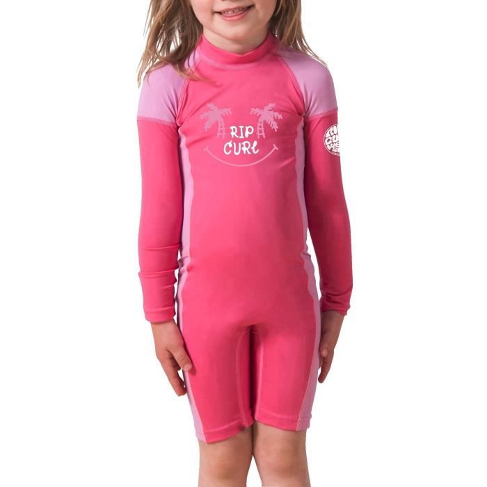 RIP CURL Lycra Mini UV Spirng - Enfant fille - Rose