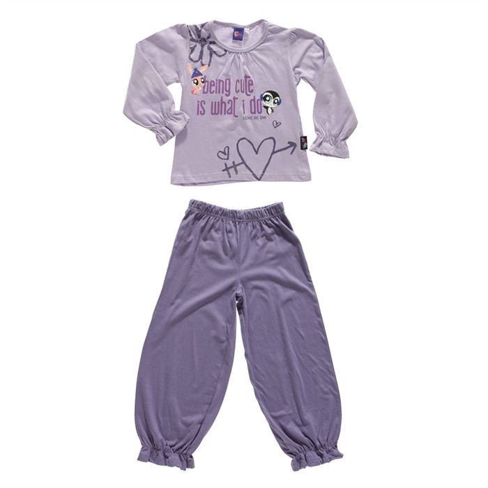 Pyjama Licorne 2 Pièces Pour Fille - T-shirt Et Short Avec Volants | Nuit Confortable | 3-10 Ans - 12