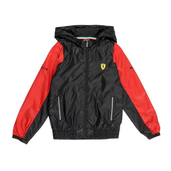 PUMA Veste Zippée SF Enfant - Noir