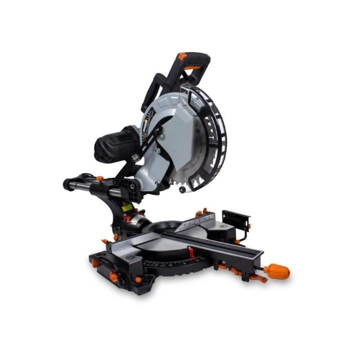 FEIDER Scie à onglet radiale double inclinaison 2000W 305mm - Largeur de coupe 340mm - guidage laser
