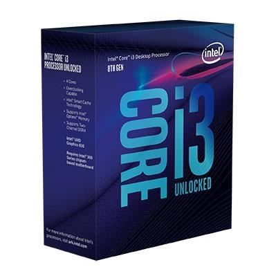 INTEL Processeur Core i3-8100 Coffee Lake - 3.60GHz - LGA 1151