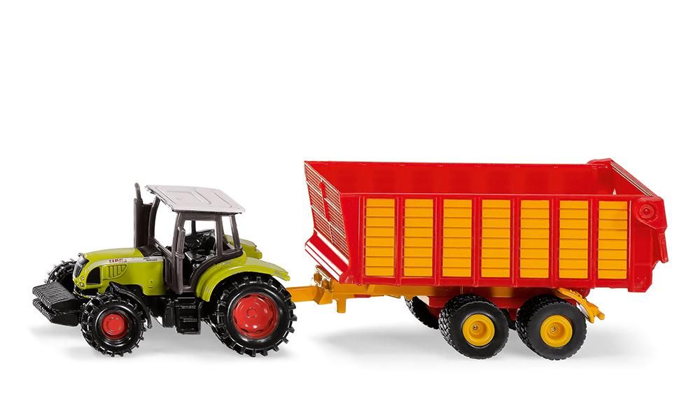 SIKU Tracteur John Deere Avec Remorque D