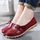 Femmes Casual Chaussures en Cuir Doux confortable