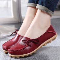 MOCASSIN Femmes Casual Chaussures en Cuir Doux confortable MOCASSIN Femmes Casual Chaussures en Cuir Doux confortable