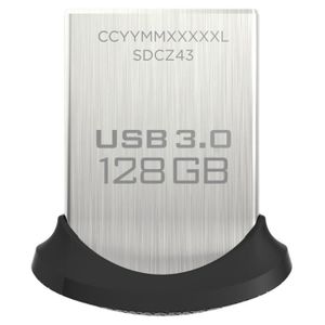SANDISK Clé USB Ultra Fit - 128Gb - 3.0