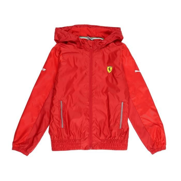 PUMA Veste Zippée SF Enfant - Rouge