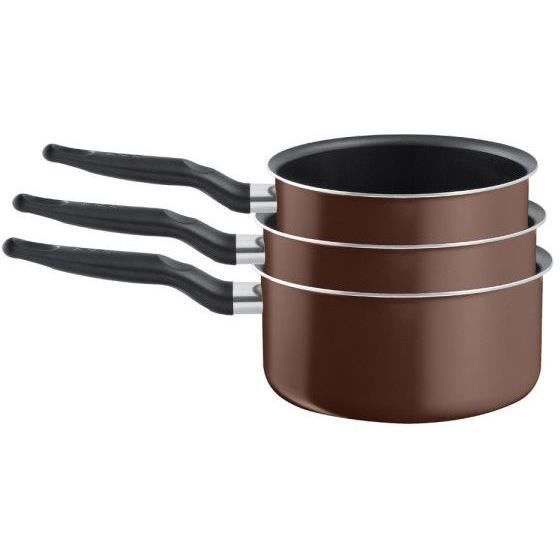 TEFAL EXTRA BROWNIE Set de 3 casseroles B3009502 14-18-20cm Gaz