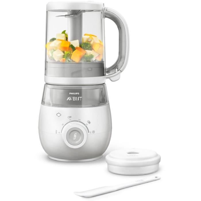 PHILIPS AVENT Robot cuiseur-mixeur SCF875/02 Bol 4 en 1