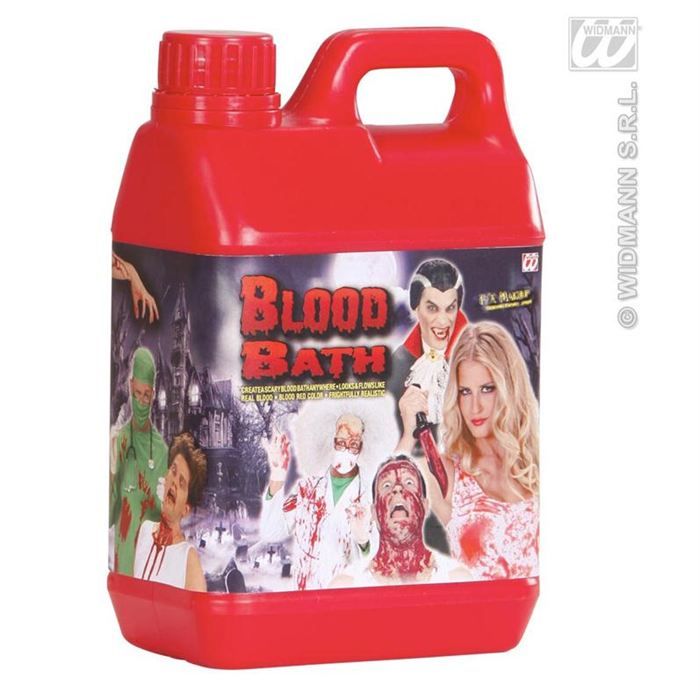 Bidon de Sang (1,89 L)   Bidon de 1,89 litre de faux sang. Décor de