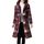 dedasing® femme Taille Plus Manteau d'hiver Folk-C