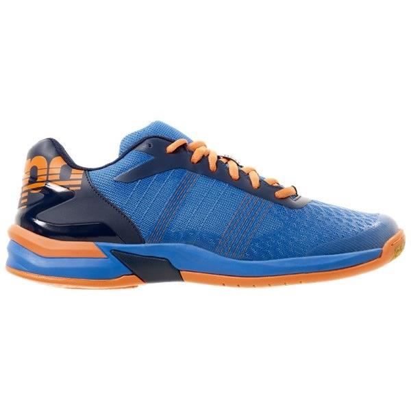 KEMPA Chaussures de handball Attack Three Contender - Homme - Bleu et orange