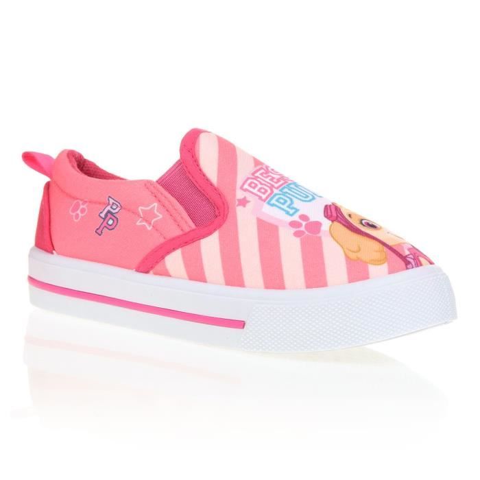PAT PATROUILLE - Baskets Rose Sérigraphiées - Enfant Fille