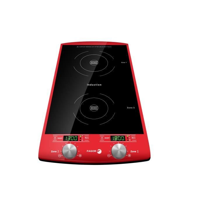 FAGOR 1750 Plaque de cuisson posable à induction - Rouge