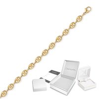BRACELET - GOURMETTE DIAMANTLY Bracelet grain de cafe or 750/1000° - 21 BRACELET - GOURMETTE DIAMANTLY Bracelet grain de cafe or 750/1000° - 21