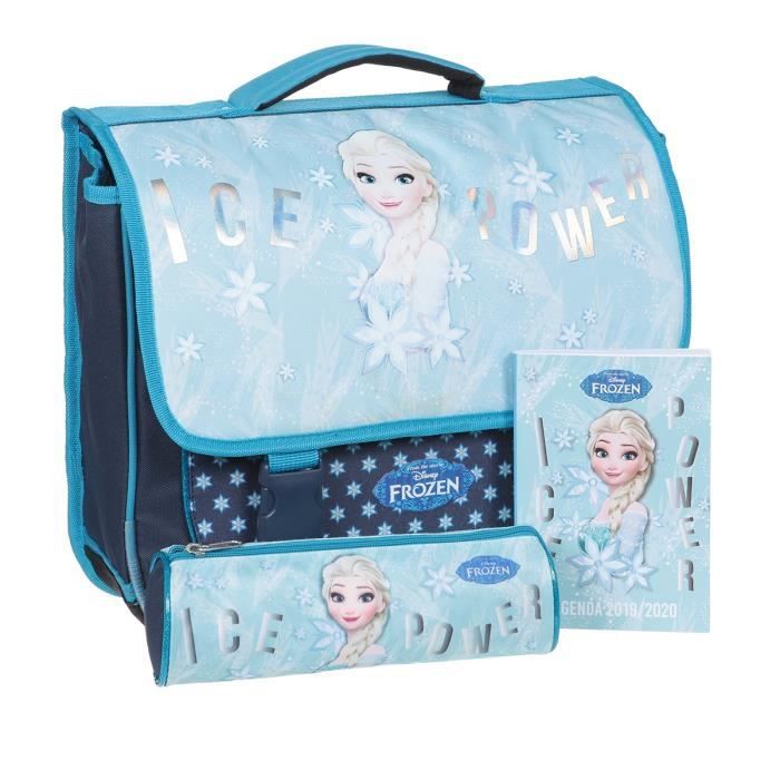 LA REINE DES NEIGES Cartable 38 cm + Trousse + Agenda