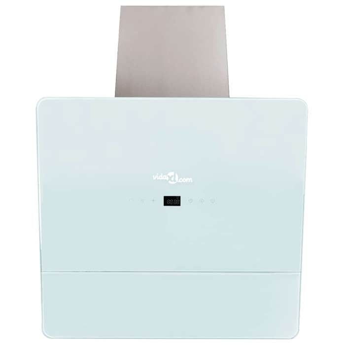 Hotte murale inclinée en verre trempé1