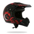 AMX Casque Cross DRAGON KID Déco Noir