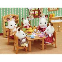 FIGURINE - PERSONNAGE SYLVANIAN FAMILIES 4150 Famille Lapin Chocolat FIGURINE - PERSONNAGE SYLVANIAN FAMILIES 4150 Famille Lapin Chocolat