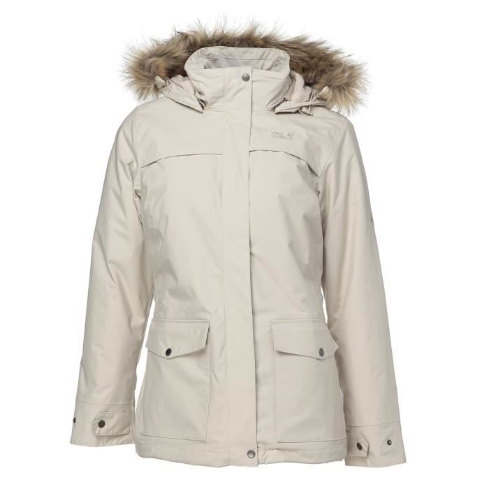 JACK WOLFSKIN Veste Rocky Shore Beige Femme