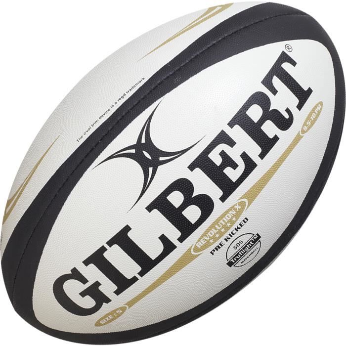 GILBERT Ballon REVOLUTION X - Taille 5 - Blanc / Noir