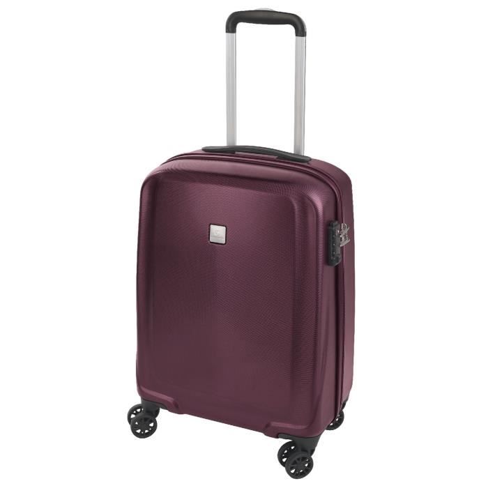 SAVEBAG Valise de cabine 4 roues MAGASKA - Serrure TSA - 35L - Violet