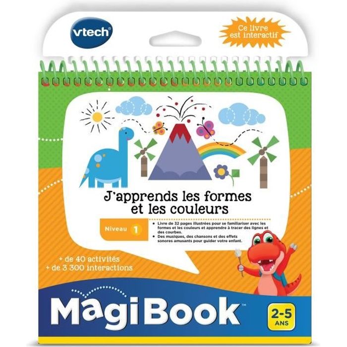 VTECH Magibook - J'Apprends Les Formes Et Les Couleurs