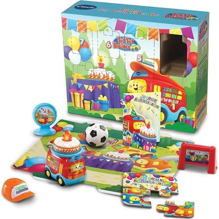 VTECH - Tut Tut Bolides - Coffret Joyeux Anniversaire - 509505