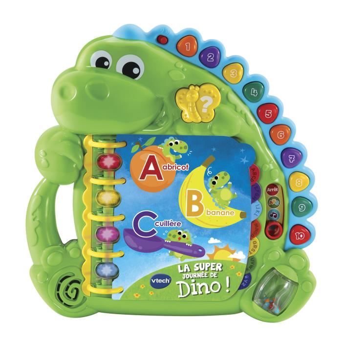VTECH BABY - Mon Dino Intello Rigolo - Livre Interactif