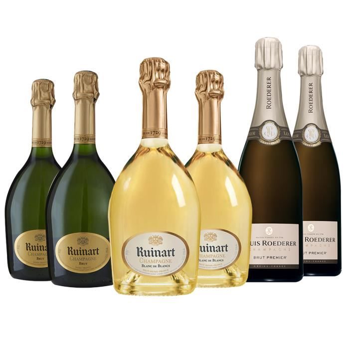 champagne ruinart ou roederer