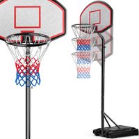 PANIER DE BASKET-BALL Panier de basket sur pied mobile avec roues - Haut PANIER DE BASKET-BALL Panier de basket sur pied mobile avec roues - Haut