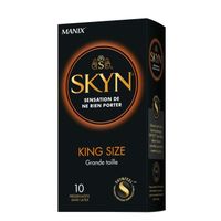 PRÉSERVATIF MANIX Préservatifs Skyn King Size x10 PRÉSERVATIF MANIX Préservatifs Skyn King Size x10