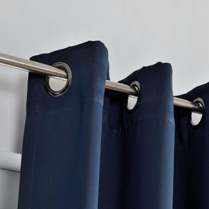 Double rideaux bleu canard - Achat / Vente pas cher Double rideaux bleu canard - Achat / Vente pas cher