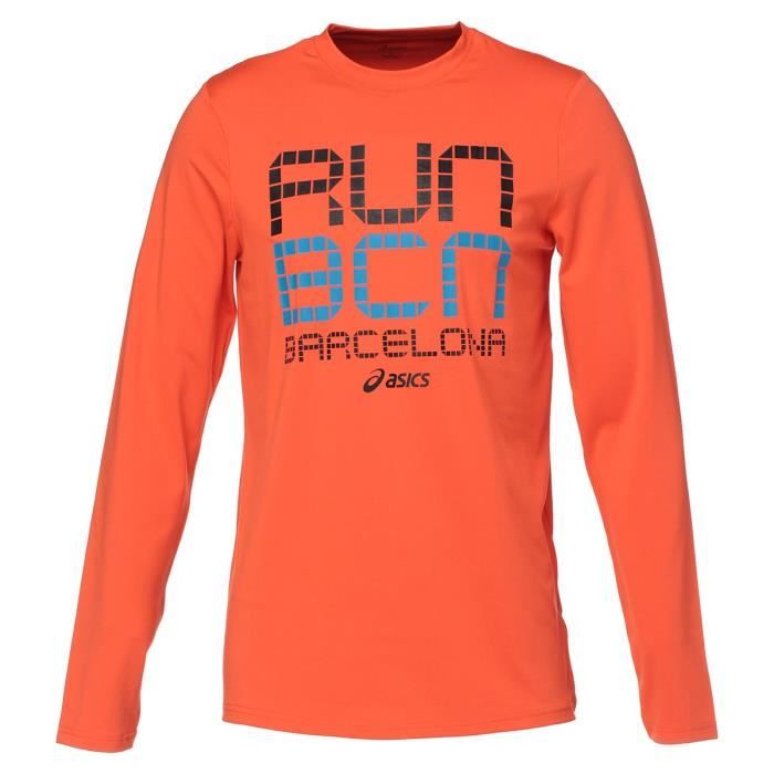 ASICS T-shirt City Homme - Orange