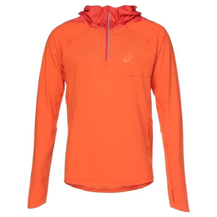 ASICS Soukai Sweat à capuche Homme - Orange