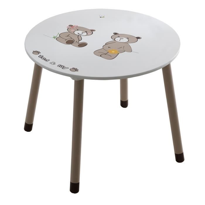 TED ET LILY Table ronde