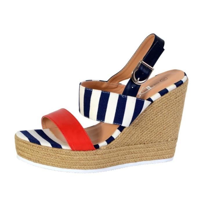 Divine Sandales Tdf2917 Compensée The Rouge Femme Factory vStqf8xPw