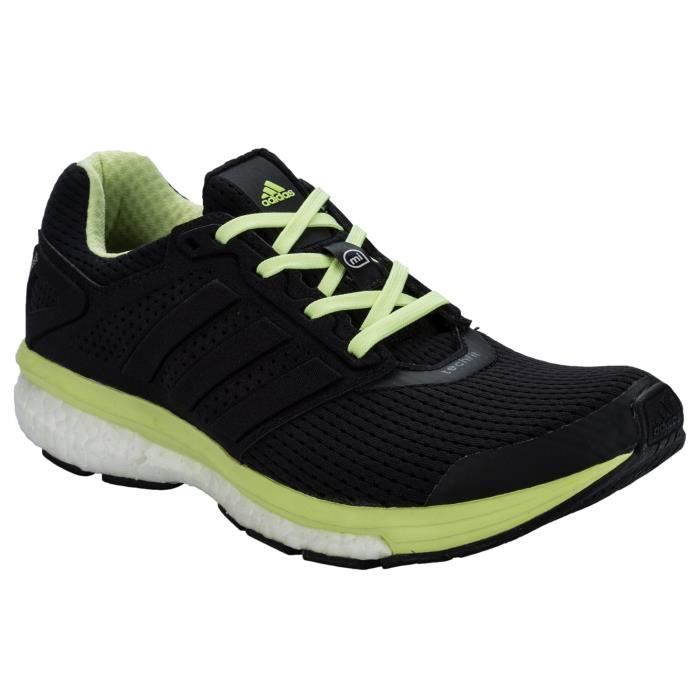 Chaussures de course adidas Supernova Glide Boost 7 pour Femmes en Noir. Chaussures de course adidas Supernova Glide Boost 7 pour Femmes en Noir.