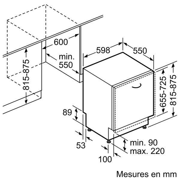 S51N53X7EU  Lave-vaisselle totalement intç