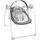 BADABULLE Balancelle Confort - White/ Grey