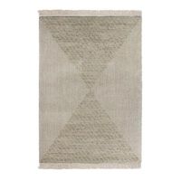TAPIS KENSINGTON Tapis laineux 120x170cm Beige & Ocre Cr TAPIS KENSINGTON Tapis laineux 120x170cm Beige & Ocre Cr