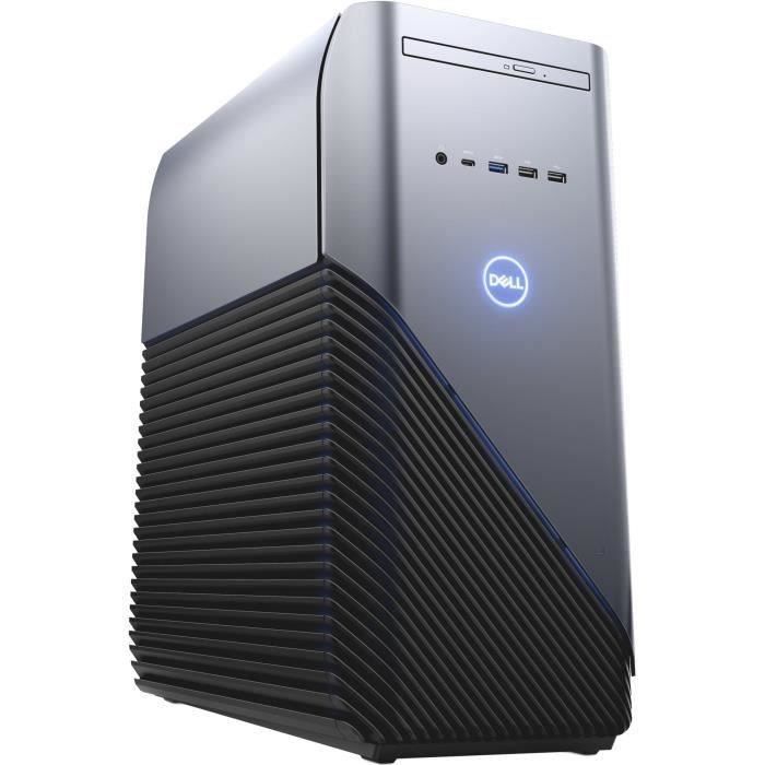 DELL PC de Bureau Inspiron 5680 - 8Go - Core i7-8700 - nVidia GTX1060 3Go - 128Go/1 To HDD - Windows 10 Advanced
